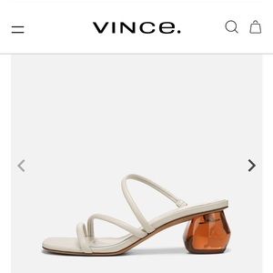 Vince Pedra leather sandal